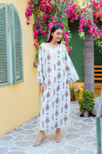 Ivory Oasis  Kaftan